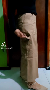 ROK CARGO BAHAN TWILL PREMIUM TEBAL DAN ADAM