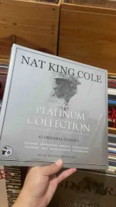 แผ่นเสียง Nat King Cole - The Platinum Collection 3 x White Vinyl LP มือหนึ่ง ซีล*ปกหลังมีรอยพับ
