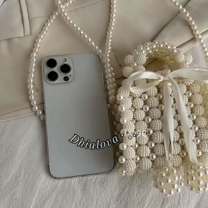 Berry Mini Pearl Bag Broken White | Berry Mini Beaded Bag | Tas Manik Monte Mini Lucu by dhialova