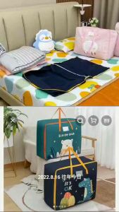 卡通被子收纳袋(1个)Cartoon Quilt Storage Bag衣柜里衣物乱糟糟的⁉ ⁉ 介绍你这款#衣物整理袋‼👍 加厚无纺布料,透明窗设计,方便查找衣物‼😍 适合收纳棉被,大衣,毛衣等‼❤ #棉被收纳袋 #好物分享