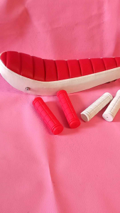 Sedel Bananaseat Lowrider Merah Putih Garis