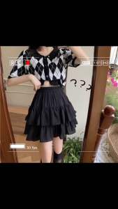 🦋 พร้อมส่ง กระโปรง Y2k สาวอวบ กระโปรงเค้ก กระโปรงพลีทสั้น เอวสูง เซ็กซี่ กระโปรงนักเรียน สีพื้น สไตล์เกาหลี สําหรับผู้หญิง