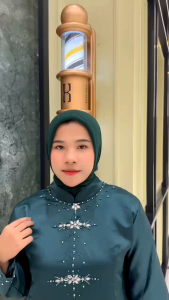 Setelan Baju Kurung Melayu Payet Model Rok  Kebaya Kurung Modern