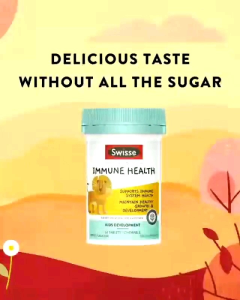 Swisse Kids Immune Health & Bone Health: Suplemen Kalsium & Vitamin D3