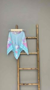 Voal Printing Anak Motif Kuda / Hijab Anak Motif Lucu