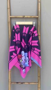 Voal Printing Anak Motif BTS & Hijab Anak Motif Lucu