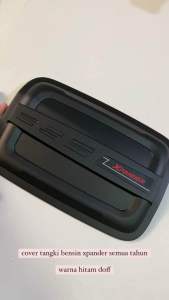 K01 Cover Tangki Bensin New Xpander Cross hitam doff