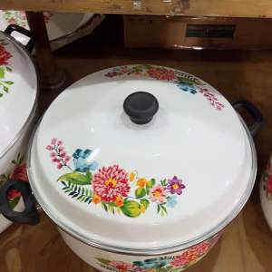 Panci Stock Pot Oriental 30cm 34cm 40cm Ideal Kedawung Porcelain Enamel on Steel