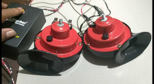 Klakson Keong Mobil & Motor 12 Volt High Quality Plus Relay Suara Stereo