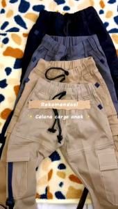 Celana Panjang Cargo Anak Laki-laki: Nyaman & Desain Unik