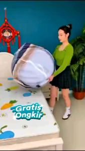 Kelambu kotak anti nyamuk jumbo 200x200 cm kelambu lipat pelindung tidur