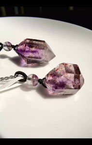 Eunegems Super Seven Crystal Pendant Spider Liby Follow Super Seven 彼岸花超七