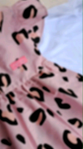 BABY DRESS LEOPARD PINK by AGNIKA