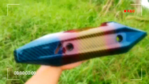 Tameng Knalpot Vario 125 150 motif Warna Carbon Twotone