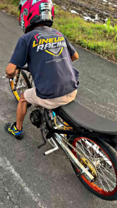 Silincer Knalpot Racing Type MP Black Coating Sanblast Inlet 50mm Ngebas Padat - Original DNS 33