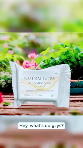 NATURAL GLOW Gluta Milky Soap 100G gentle cleansing blemishes skin reduce acne deep hydration skin whitening for all skin type