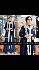 KAFTAN MAHADEWI FREE BANDANA MANSET+INNER