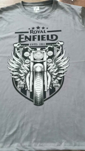 Kaos T shirt pria Royal Enfield motor distro katun