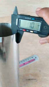 Pipa Bulat Stainless OD 762 mm ID 742 mm Tebal 1 mm Panjang 20 cm