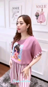 Baju Santai Wanita Oneset Blink Bahan Rayon Super Premium