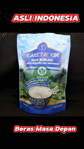 KARETA KIN Beras Porang 1kg Shirataki Konjac Rice Diet Rendah Kalori Organik