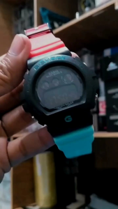 TERLARIS Jam Tangan Sporty Two Tone 6900 Rubber Strap