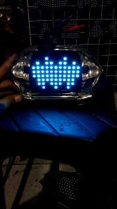 Lampu Running Mio Sporty & Mio Smile: 5 TR 8 Mode Otomatis Tinggal Colok Bonus Lem