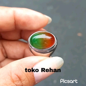 CINCIN BATU PANCAWARNA ASLI BATU ALAM
