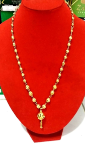 Kalung DUbai Motif Bola Bola Terbaru Warna Gold Premium AAKD211