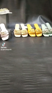 SANDAL SELOP TEPLEK RANTAI IMPOR WANITA ZR-09