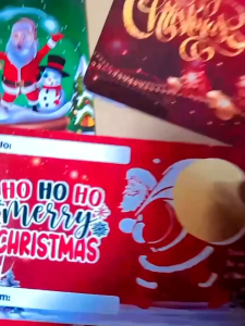 10 pcs Scratch It Christmas Card