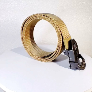 Ikat Pinggang Pria Tactical Jumbo 200cm Metal Buckle Sabuk Kanvas Nylon Gesper Outdoor Big Size