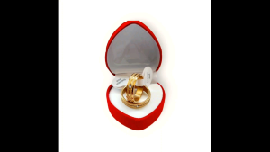 Cincin Tunangan Titanium & Permata Zircon Antikarat