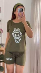 Trending labubu terno short for adult(medium to large size)