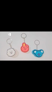 Bts 21 stress relief fidget clicker keychain