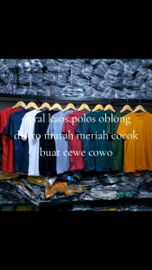 KAOS POLOS DISTRO LENGAN PENDEK PRIA DAN WANITA BAHAN PE SOFT 24S DISTRO (langsung dari produsen/konveksi)