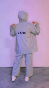 RAINCOAT  JAS HUJAN MANTEL BY HMS BAHAN PVC 025 BEST QUALITY ANTI REMBES