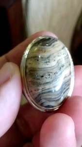 CINCIN BATU AKIK KARANG NUNGGAL MOTIF ASLI NATURAL