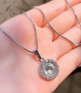 KALUNG XUPING SIOLVER ITALI 5 MOTIF KRISTAL AKSESORIS FASHION WANITA