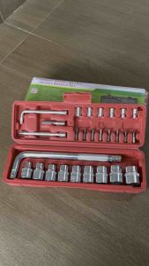 PROMO!!! 1Set kunci Sok Tool kit Lengkap 10pcs 8-21mm Konci Shock 27pcs Original