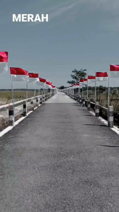 bendera merah putih ukuran 120cm X 80cm- bendera sedang - bendera jumbo - Bendera 17 agustus HUT RI