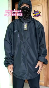 Super Big Size Jaket Parasut Olahraga Premium / Jaket Jumbo Sport Terbaru / Bisa COD