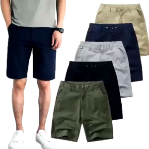 Seluar Pendek Lelaki Cotton Getah Keliling Pinggang Bertali Ada Poket Kiri Kanan 1 Poket Belakang Size 28/Xs-30/S-Ping Short Pantsgang 30-31 Labuh 18.5