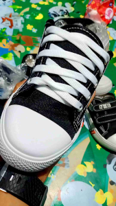 sepatu sekolah nb tali hitam putih pendek sepatu sekolah SD SMP SMA