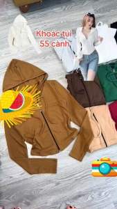 (HCM) Áo khoát nhẹ tay dài dây kéo kèm nón kèm hình thật ÁO KHOÁC NGOÀI NỮ
