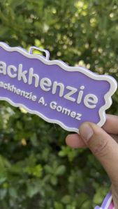 3d PRINTED NAMETAGS