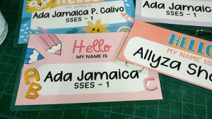 Laminated Nametag Personalized- FREE LAYOUT & COD