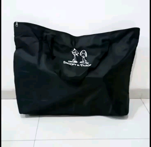 TRAVEL BAG SNOOPY IMPORT / TAS TRAVEL JUMBO SNOOPY / TAS LIPAT IMPORT SNOOPY