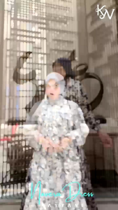 DRESS GAMIS MODE NOVERA TERBARU BY KAYYANI 100%ASLI REAL  ADA MODE SISILIA