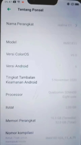 MESIN REALME C1 NO POLA RAM 2/32 ORIGINAL COPOTAN